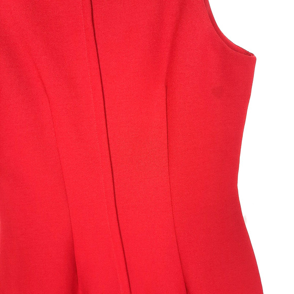 Vintage Y2K XOXO Glitter Embellished Mini Dress Size 7 Shimmer Red Black Goth - Picture 12 of 15